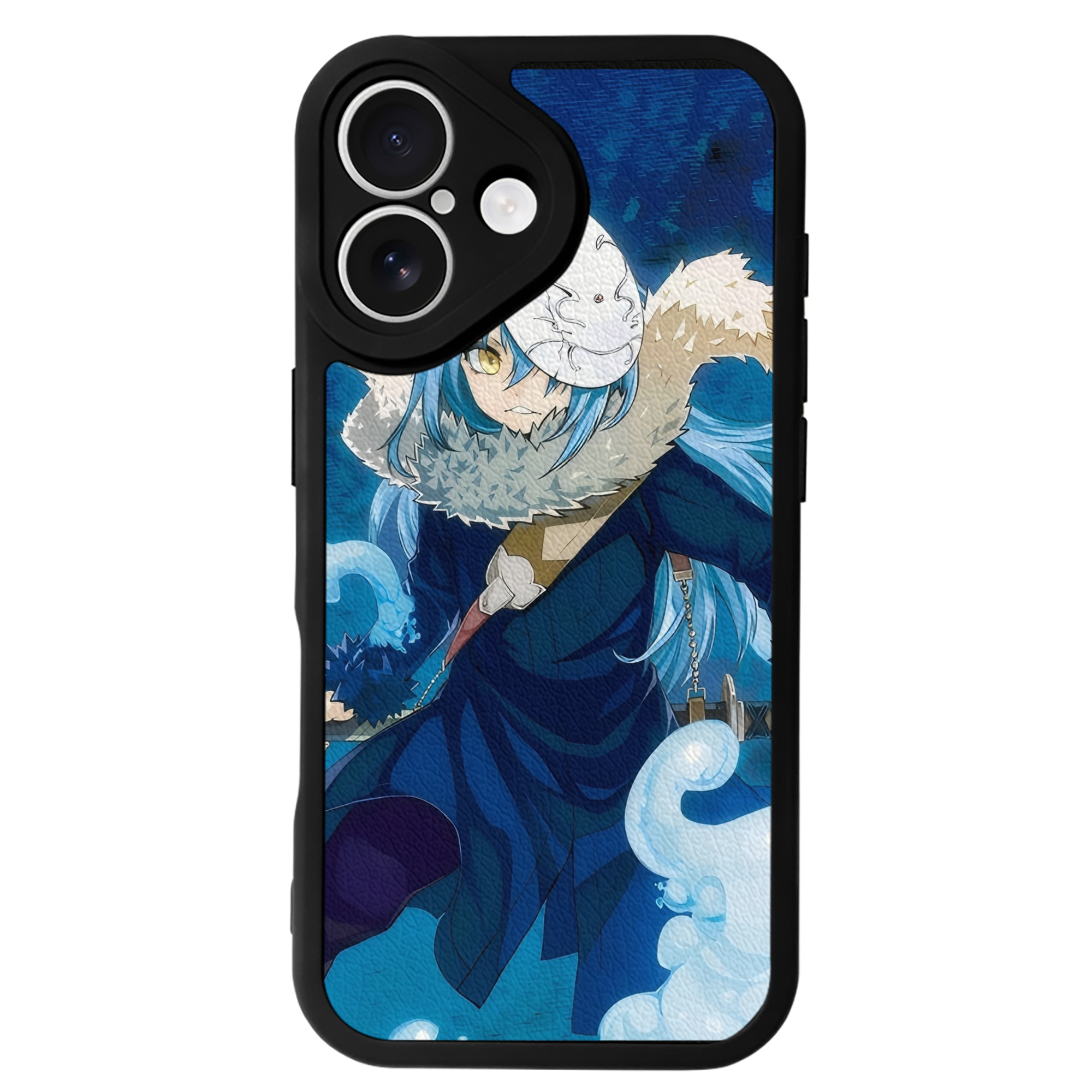 （画像用） 転スラ Regarding Reincarnated to Slime 【iPhone 16シリーズ対応】シリコンスマホケース（レザー調） 材質：シリコン